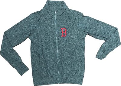 Boston Red Sox Women's Full Zip Mock Dri Fit Track Jacket X-Large