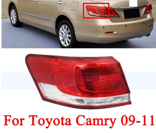 Rear Left Tail Light Lamp Red Led For Toyota Aurion GSV40 3.5L 2GR-FE 2009-2011 - image 3 of 4