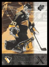 2000-00 SPx  #55 Jean-Sebastien Aubin  Pittsburgh Penguins