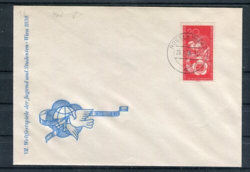 Erstagsbrief DDR VII. Weltfestspiele der Jugend & Studenten Wien 1959 - b4363 - Afbeelding 1 van 2