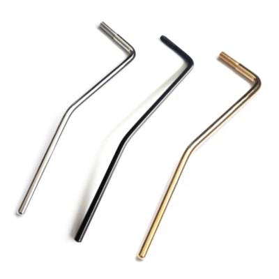 GUITAR ANATOMY Einschraubbarer Tremoloarm Trem Whammy Bar 6 mm - Chrom Schwarz Gold