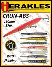 Artificiale spinning hard bait Herakles CRUN-ABS Topwater 37gr 190mm needle