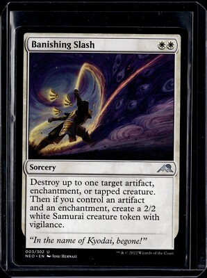 Banishing Slash - 3 - NEO - NM - MTG Magic the Gathering
