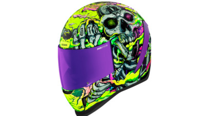 *FREE SHIPPING* ICON Airform  Hippy Dippy Purple Helmet *Pick Your Size*