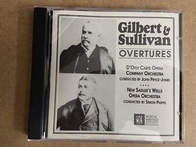 Gilbert & Sullivan Overtures D'Oyly Carte Opera Musical Heritage Society 1992 CD
