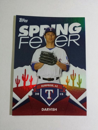 YU DARVISH 2015 TOPPS SPRING FEVER INSERT BASEBALL CARD # SF-23 C3060