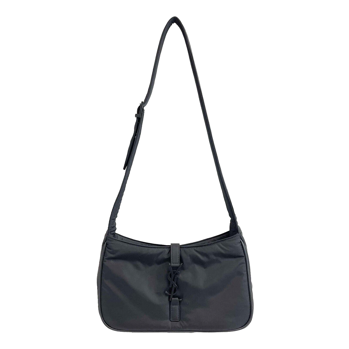 Saint Laurent - YSL NEW Le 5 À 7 Black Nylon Shoulder Bag Saint Laurent - YSL NEW Le 5 À 7 Black Nylon Shoulder Bag