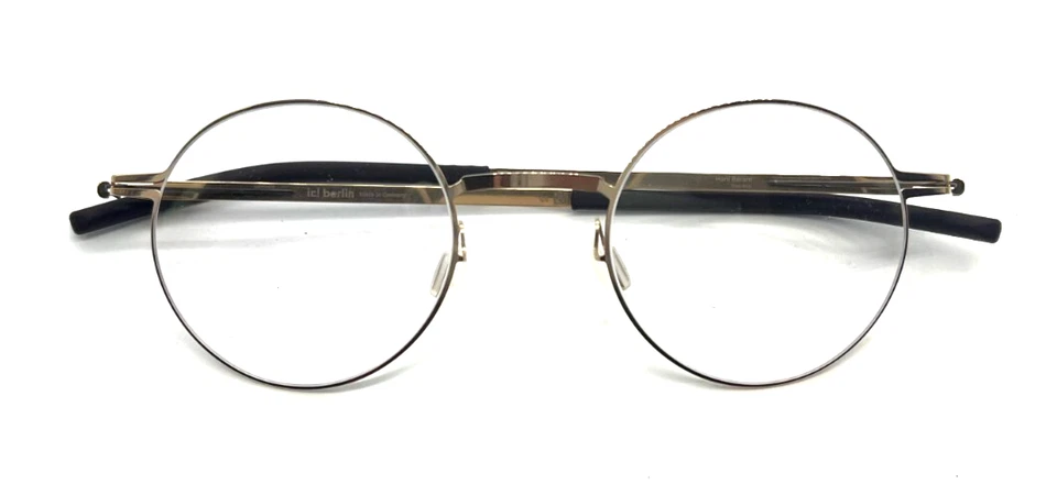 NUEVO IC! BERLÍN HANI BARAM ORO ROSA GAFAS AUTÉNTICAS 46 - 24 Foto 4 de 4