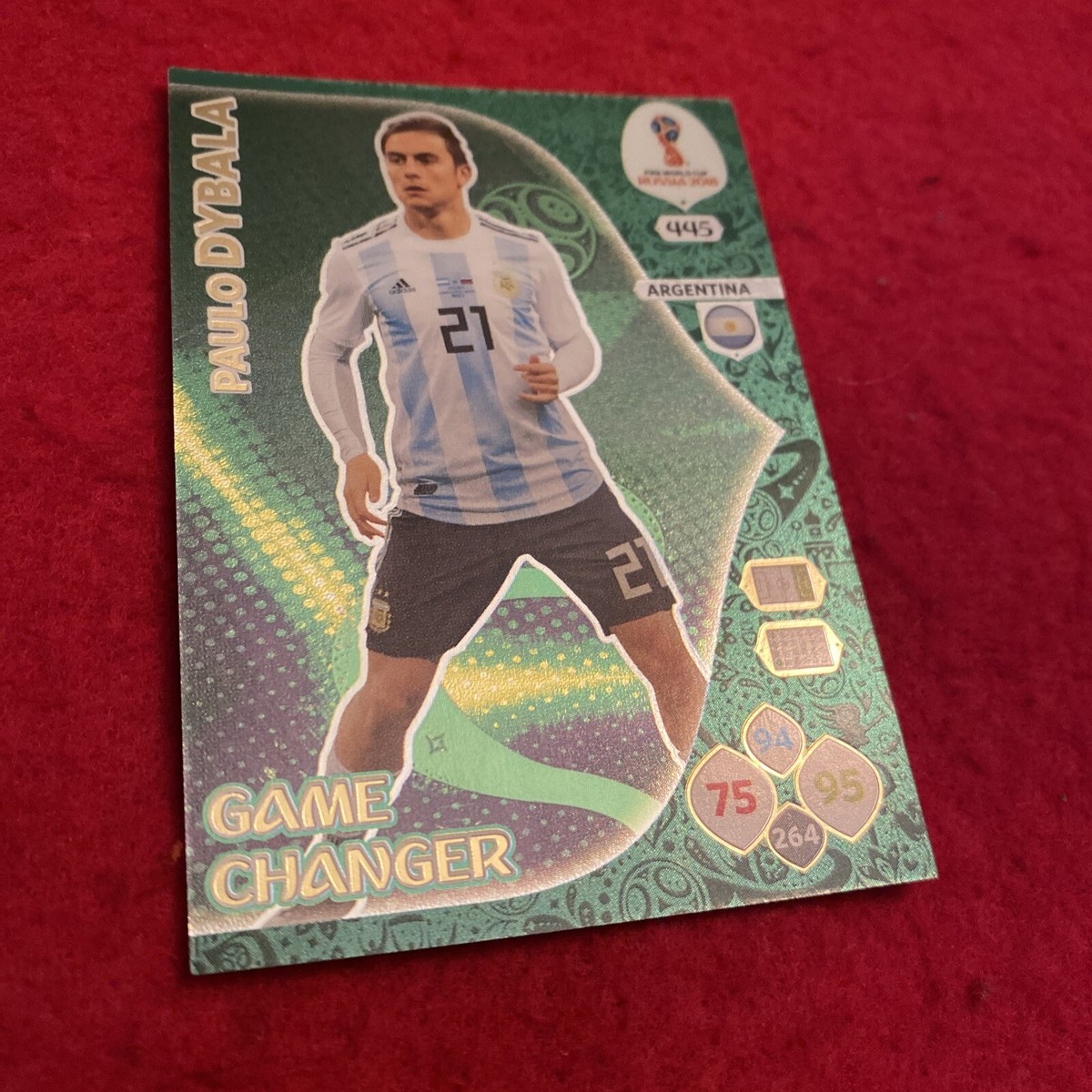 2018 Paulo Dybala Panini Adrenalyn XL Fifa World Cup Game Changer
