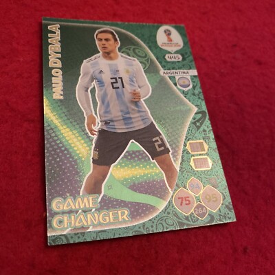 2018 Paulo Dybala Panini Adrenalyn XL Fifa World Cup Game Changer