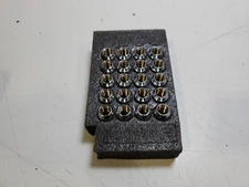 Richeer 20PCS 1.89 inch Chrome 1/2-20 Closed End Bulge Acorn Lug Nuts - 19MM