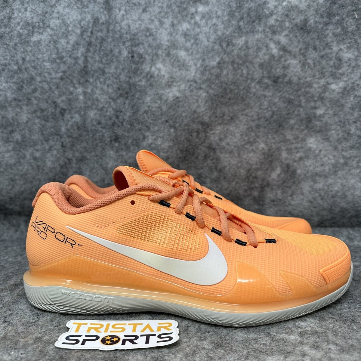 ★ept★ COURTCREAM EP2FN1CT88802 Size 10.5 - NikeCourt Air Zoom Vapor Pro Peach Cream for