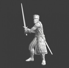 Northern Crusades Miniatures Medieval Scandinavian Crusader Foot Knight 28mm 3D