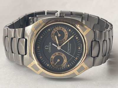 [Japan Used Watch] Seiko Seamaster Titane/18K Gold Day Date