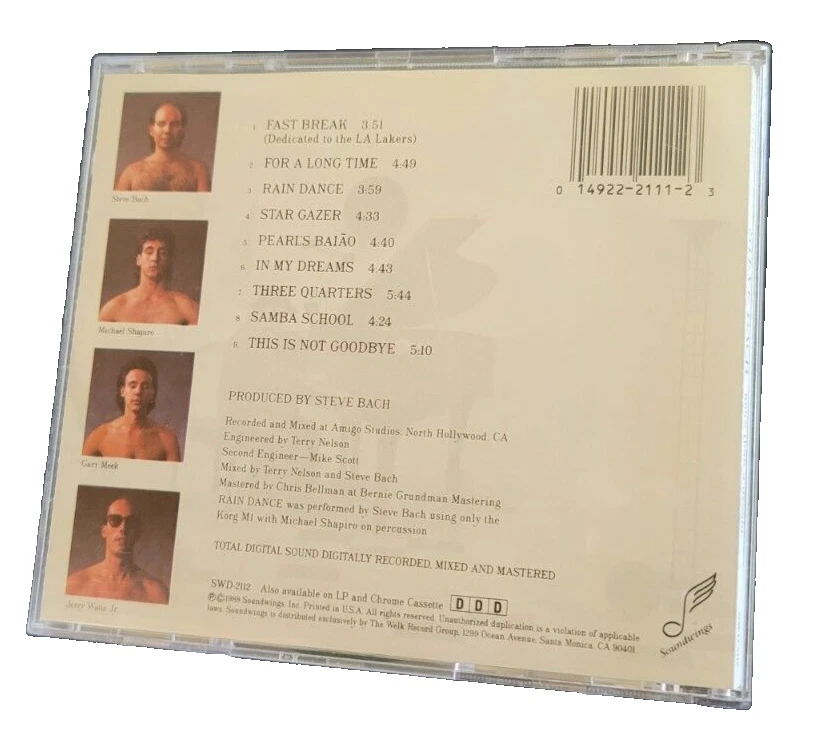 Steve Bach – More Than a Dream (CD) 1988, Soundwings Records Foto 3 de 3