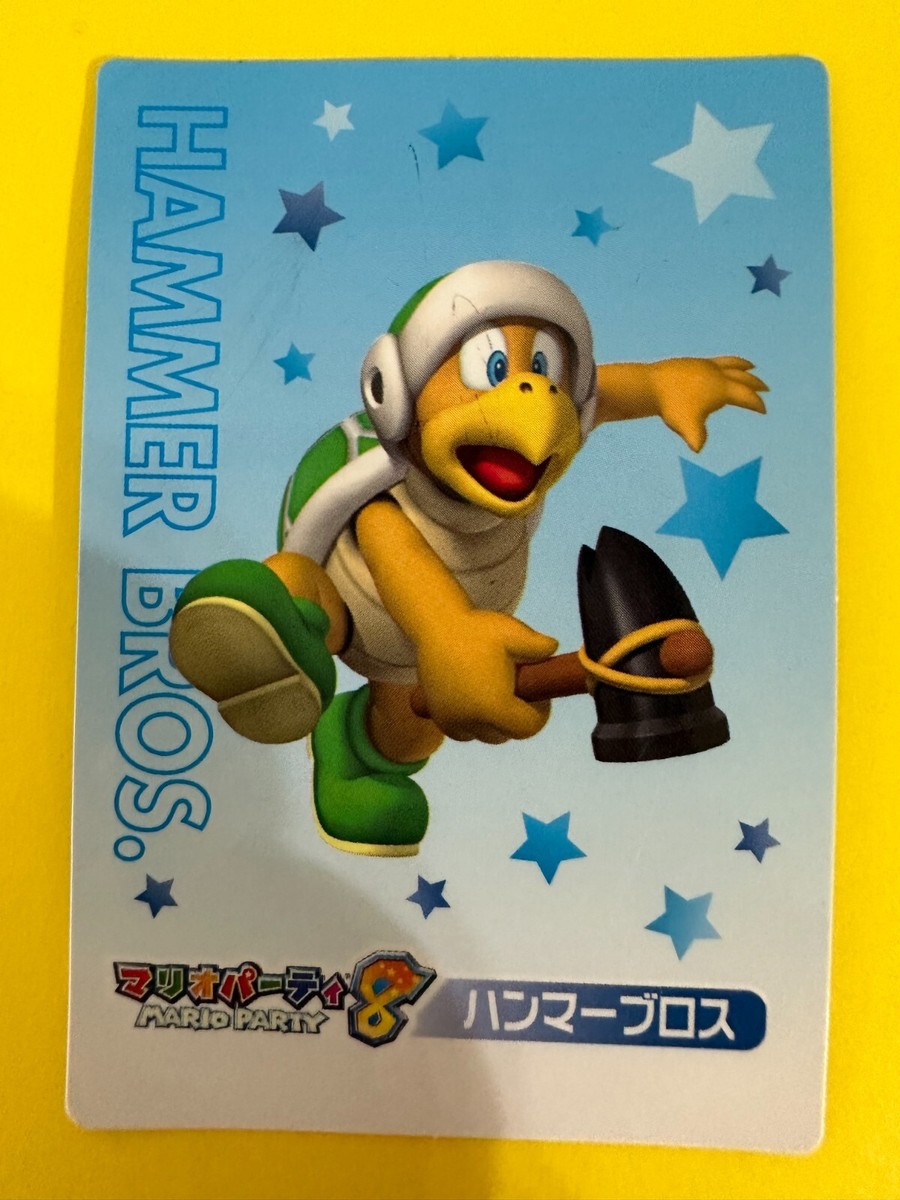 Mario Party Hammer Nintendo Game Card Topsun Japanese