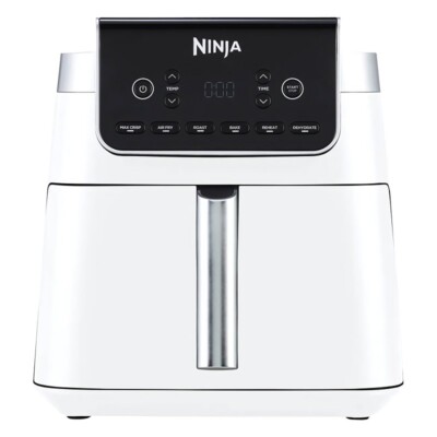 Ninja AF180EUWH Air Fryer MAX Heißluftfritteuse, 2000W, Antihaft-Beschichtet