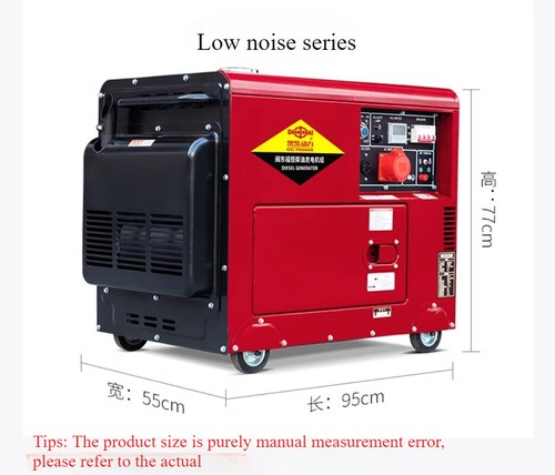 Diesel Generator Set 3/5/8/10kw Small Household 12 KW Three-phase 380v220V - Picture 15 of 25