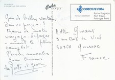 Entier carte postale timbre port payé illustré voiture Ford au verso