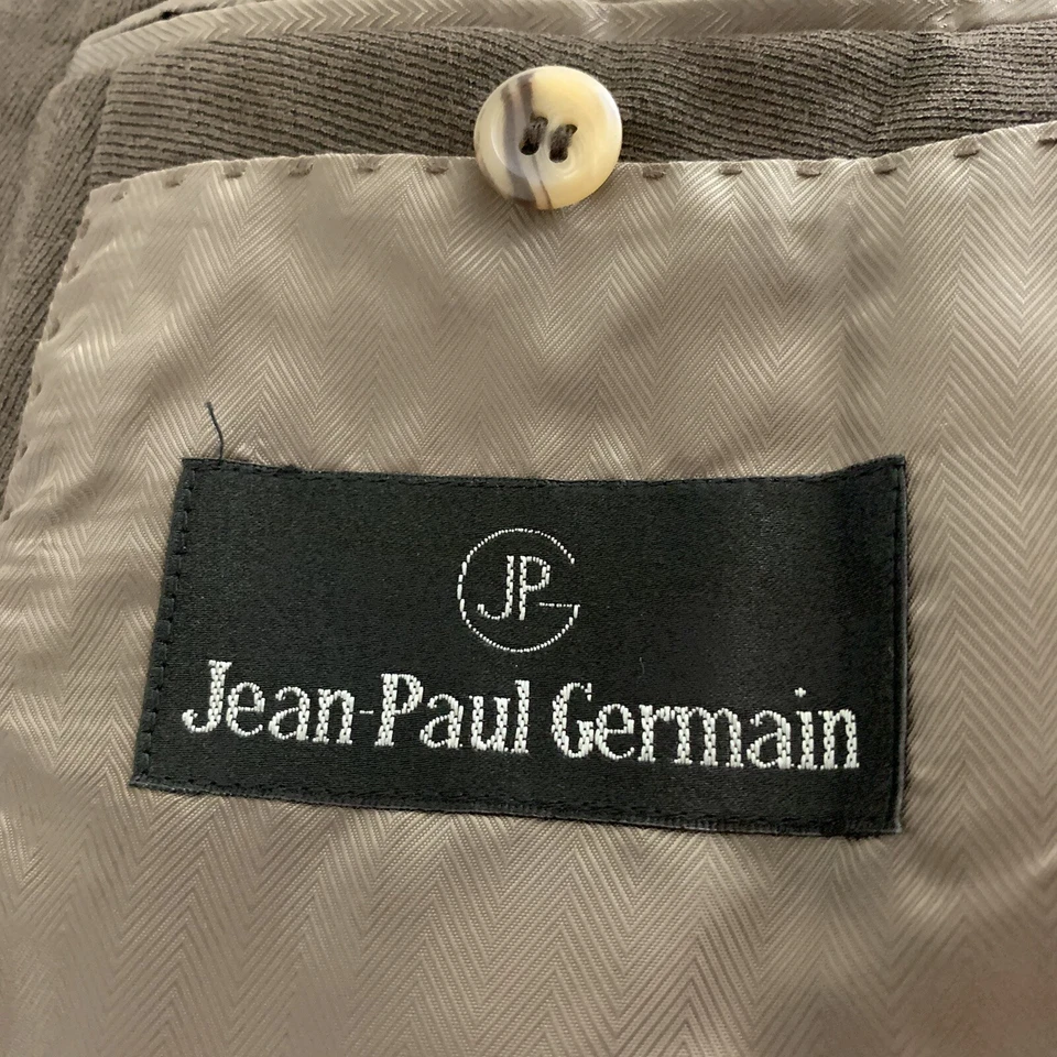 Blazer Jean Paul Germain Para Hombre Talla 2XL Marrón Imitación Gamuza Sencillo Pecho DE COLECCIÓN Foto 3 de 4