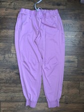 Lauderdale Lavender 6-Pocket Cargo Jogger STRETCH Scrub Pants, Sz Medium