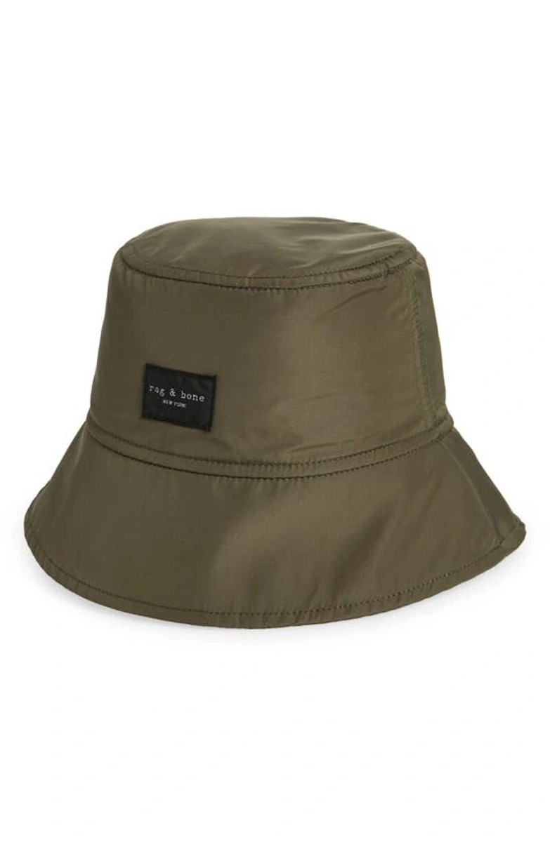 Rag & Bone Addison Bucket Hat Olive Night Size M/L MSRP 125  display picture 1