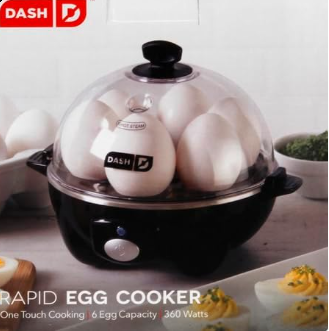 Dash Rapid Egg Cooker – 6-Egg Capacity for Quick & Easy Breakfasts  