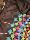 Snowflake Designs Black Rhinestone Gymnastics/Dance Leotard CM Medium — photo 3