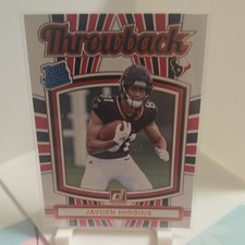 Panini Donruss 2025 Jayden Higgins #37 Rated Rookie Throwback Texans NFL