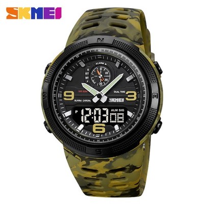 SKMEI 1655 Waterproof Men's Sports 3 Times Watch Outdoor Student Electronic