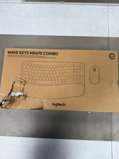 Logitech Wave Keys MK670 Combo, Wireless Ergonomic Keyboard with Signature M550
