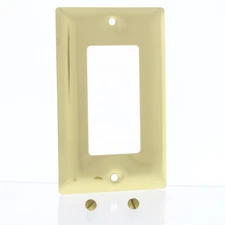 Pass & Seymour Polished Brass 1G Decorator GFCI GFI Cover Wallplate SB26-PBCC25