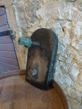 Weinfass Türchen DEKO Unikat aus altem Eichenholz Weinfasstür 38 cm Holz Eiche