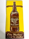 Vintage TOWER ROOT BEER METAL TIN SIGN 19 INCH RARE Soda Memorabilia Like Mother