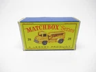 MATCHBOX LESNEY #28 COMPRESSOR LORRY ORIGINAL BOX TYPE D 1962-1966