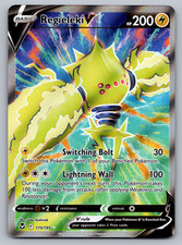 regieleki v pokemon card Regieleki V (057/195) [Sword & Shield: Silver Tempest] Heavily Played Holofoil