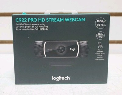 Logitech C922 Pro HD 1080p Stream Webcam (960-001087) Brand New *READ*