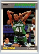 1987-88 Fleer #84 Sam Perkins Dallas Mavericks