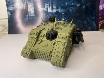 Warhammer 40k Chaos Space Marines Chaos Land Raider Built & Primed GW DG Nurgle
