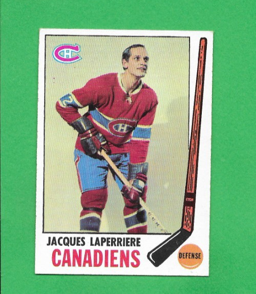 1969-70 TOPPS #3 JACQUES LAPERRIERE CANADIENS NR-MINT