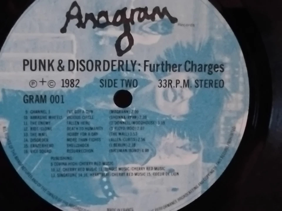 V.A. PUNK SAMPLER PUNK AND DISORDERLY  LP - Bild 2 von 3