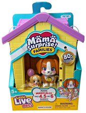 Little Live Pets Mama Surprise Beagle Doghouse Playset Interactive Toy