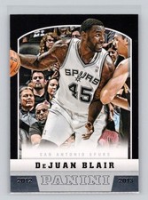 DeJuan Blair 2012-13 Panini Basketball #44 San Antonio Spurs