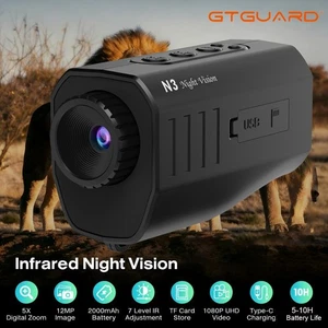 850nm IR Night Vision Binoculars Hunting Goggles Digital Infrared Record Video