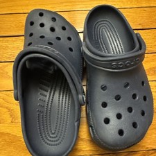 Crocs Classic Iconic Comfort Clog Sandals Kids Unisex  Dark Blue J5