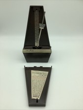 Vintage 1970s metronome music time instrument beat wind up Seth Thomas