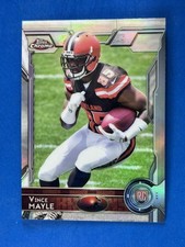 2015 Topps Chrome Refractor #168 Vince Mayle Cleveland Browns