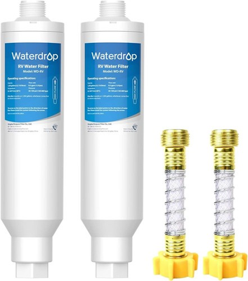 #ad Waterdrop RV Water Filter NSF Certified Reduces Chlorine Bad Taste 2 Pack $24.99
