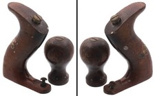 Orig. Rosewood Handle & Knob for Ward's "Master Quality" No. 5 - mjdtoolparts