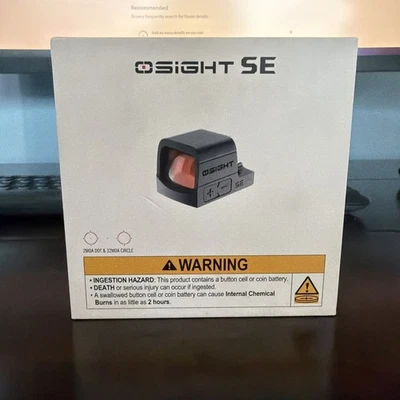 OLIGHT Osight SE RMSc Footprint Enclosed Red Dot Multi-Reticle Sight